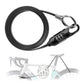 ROCKBROS Fahrradschloss Kabelschloss 150cm mit Zahlencode Anti-Diebstahl
