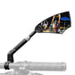 Fahrradspiegel Rückspiegel 360°Drehbar Klappbar für Lenker 20–23mm