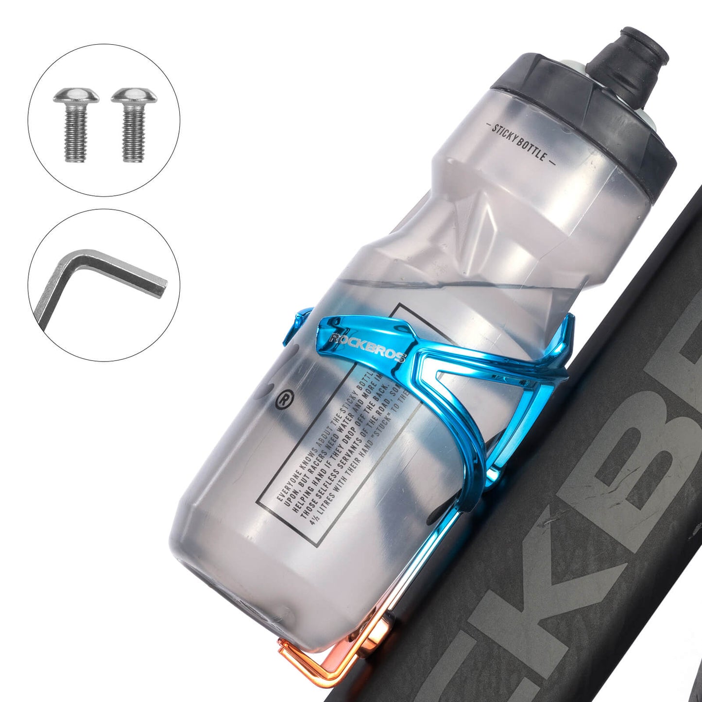 ROCKBROS Flaschenhalter Fahrrad Getränkehalter Leichtgewicht für MTB Rennrad