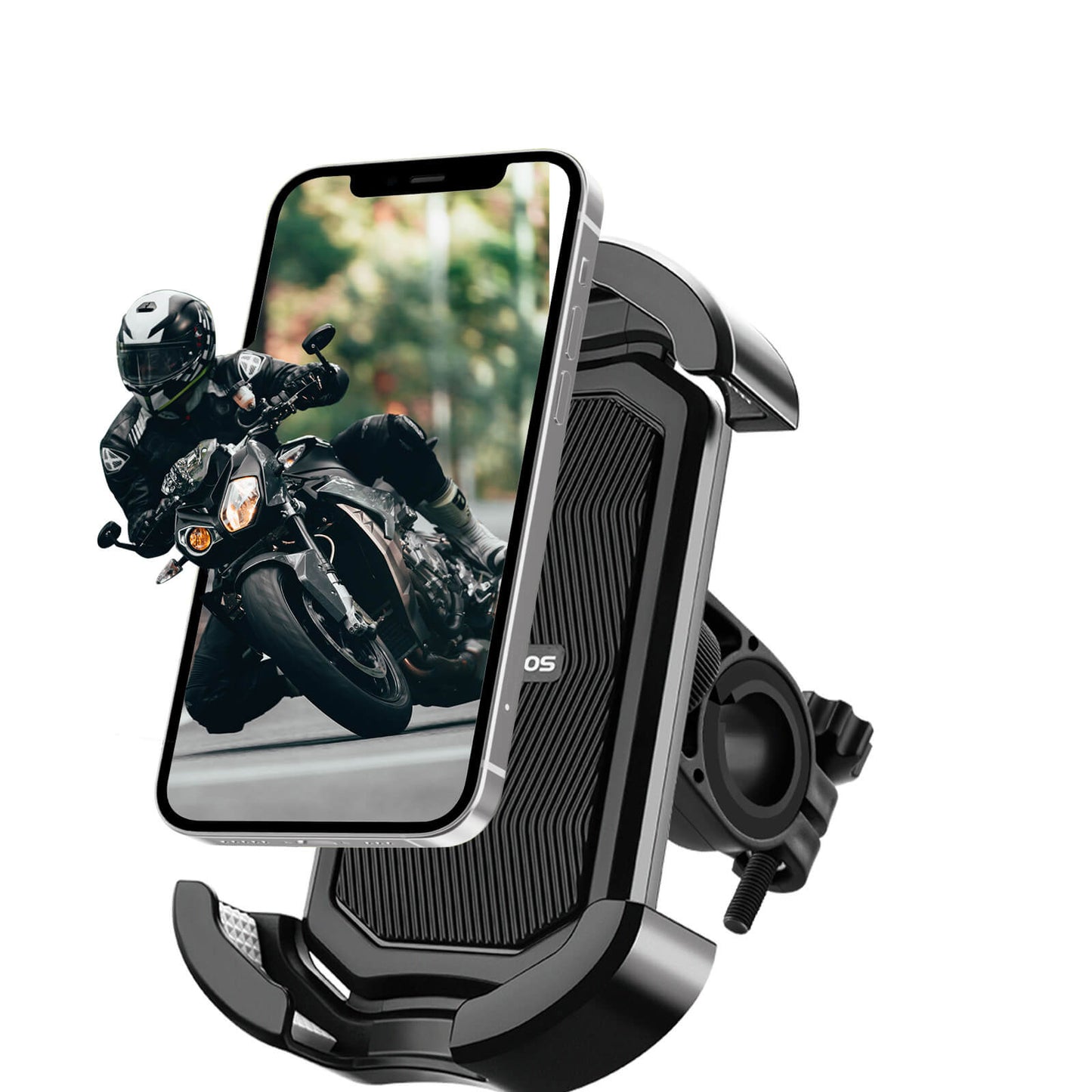 ROCKBROS Handyhalterung Fahrrad Handyhalter Motorrad 360° Drehbar für 4,7-7,0 Zoll