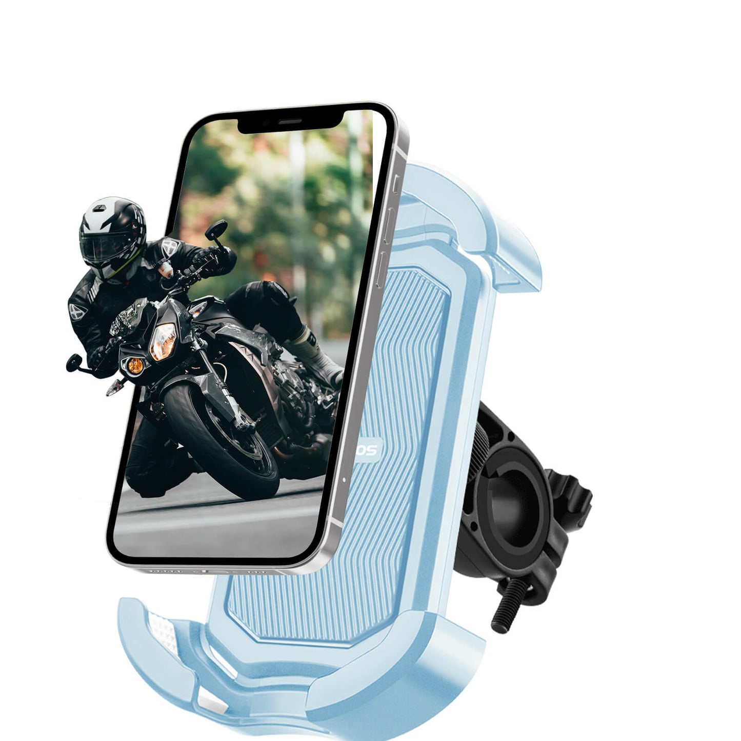 ROCKBROS Handyhalterung Fahrrad Handyhalter Motorrad 360° Drehbar für 4,7-7,0 Zoll