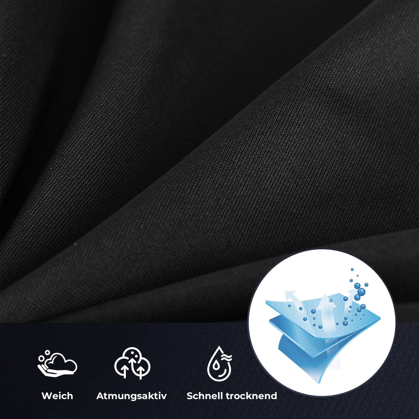 ROCKBROS Herren Langarm-Radtrikot Atmungsaktive Fahrrad Jersey Schnell Trocknend