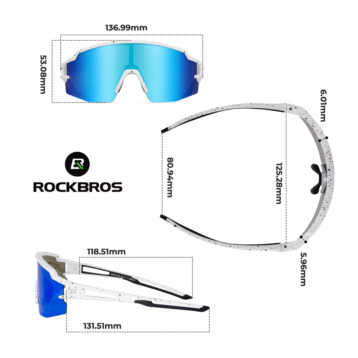 Kinder Fahrradbrille Polarisiert UV400 Schutz