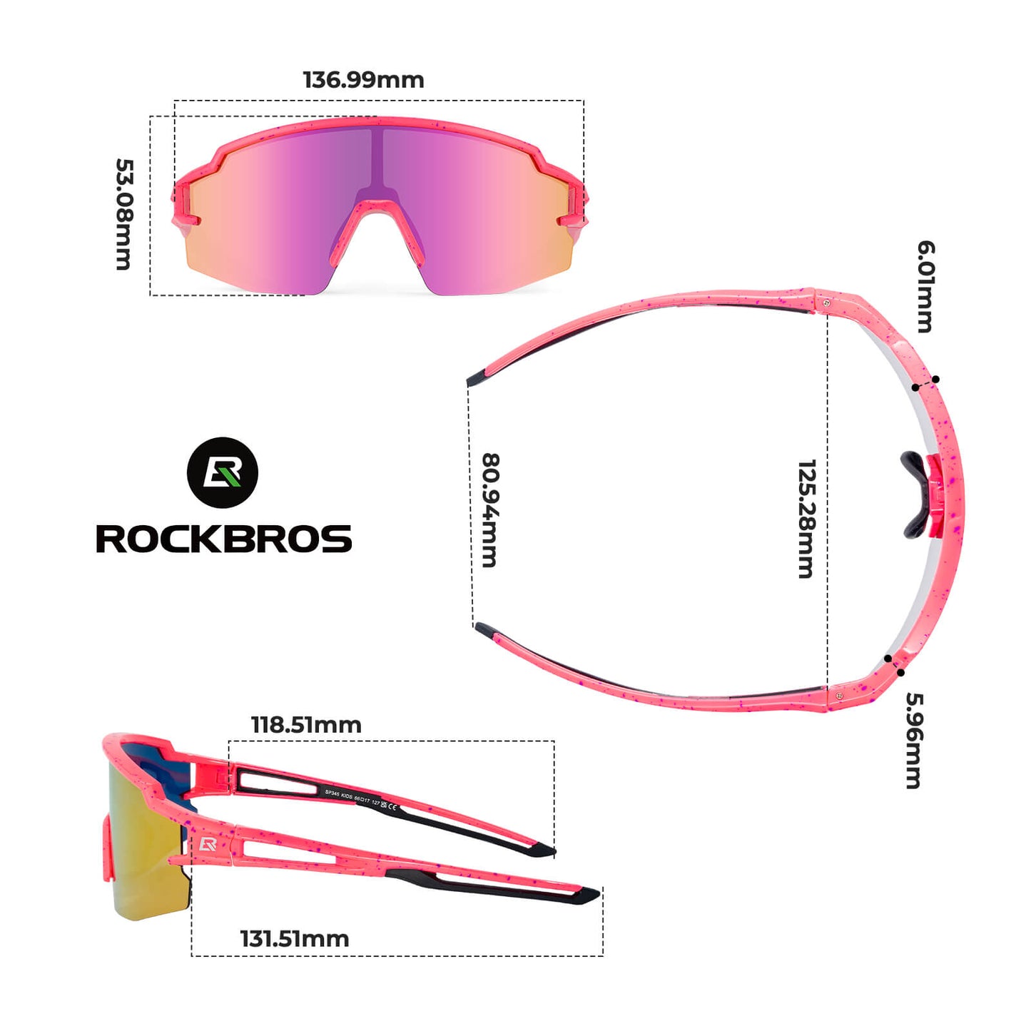Kinder Fahrradbrille Polarisiert UV400 Schutz