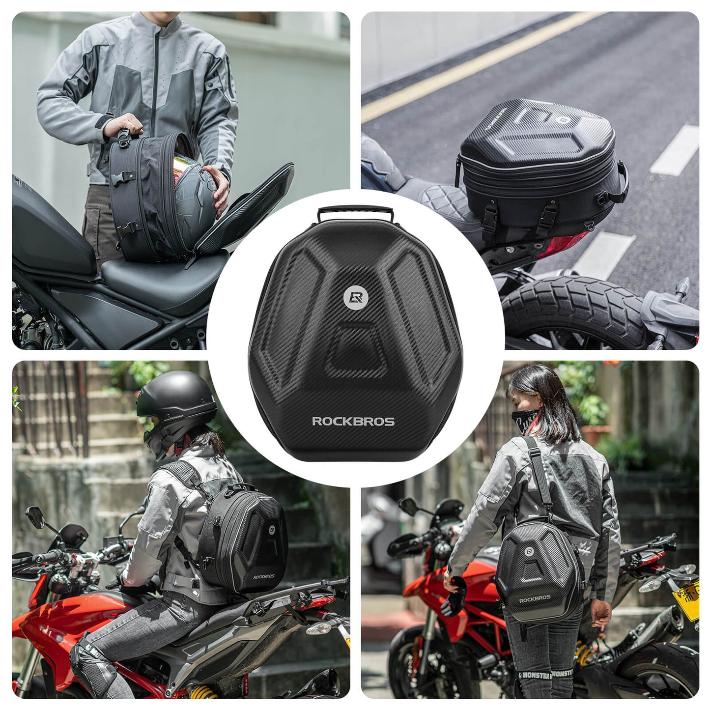 Motorradtasche Wasserdicht Gepäckträgertasche Hecktasche 20-35L