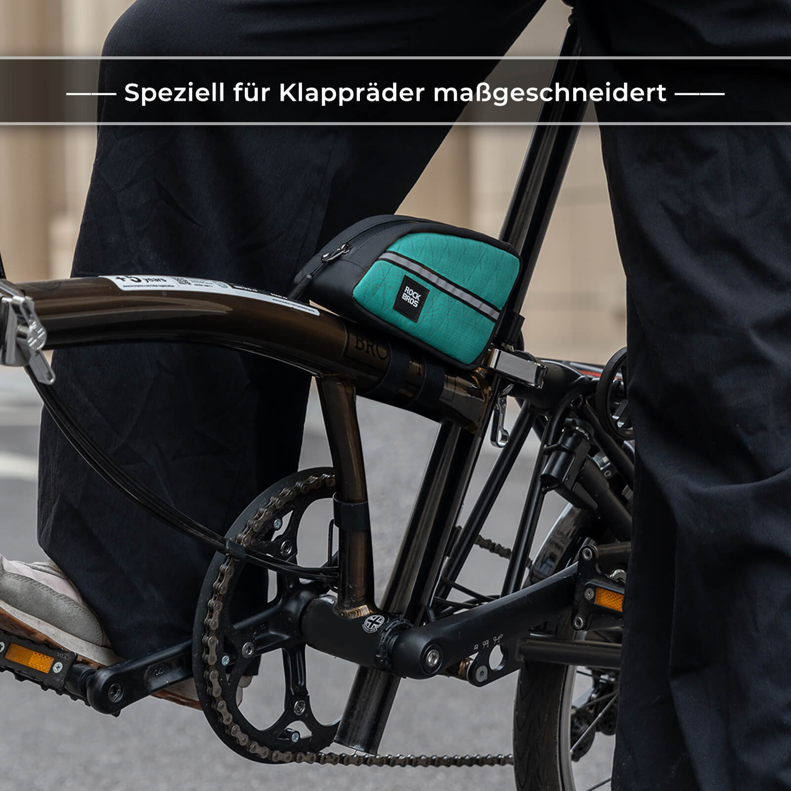 klapprad florida Oberrohrtasche 0,8L Leicht für Klapprad Falträder – Unimother