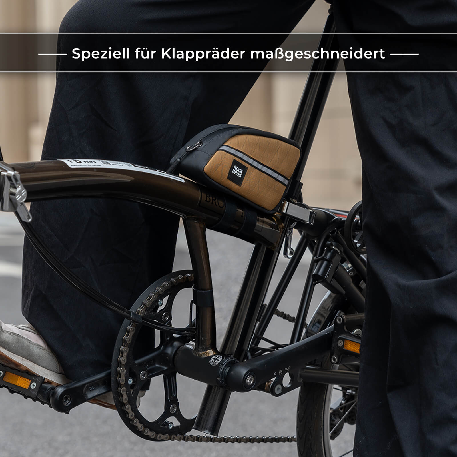 klapprad florida Oberrohrtasche 0,8L Leicht für Klapprad Falträder – Unimother