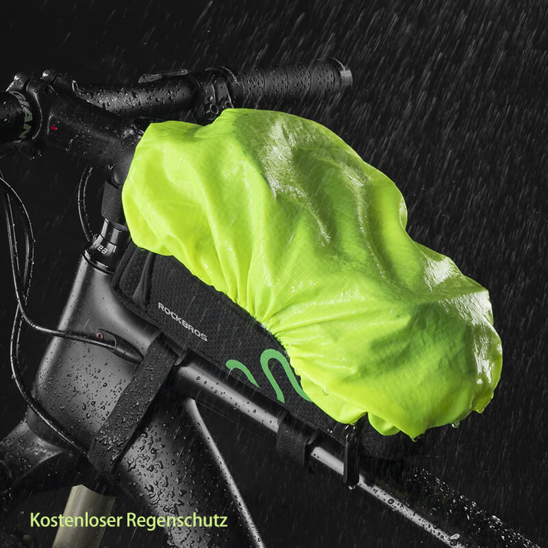 Oberrohrtasche für Smartphone mit Regenschutz