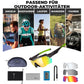 Polarisierte Fahrradbrille mit wechselbaren Gläsern UV-Schutz Unisex