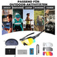 Polarisierte Fahrradbrille mit wechselbaren Gläsern UV-Schutz Unisex