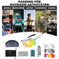 Polarisierte Fahrradbrille mit wechselbaren Gläsern UV-Schutz Unisex