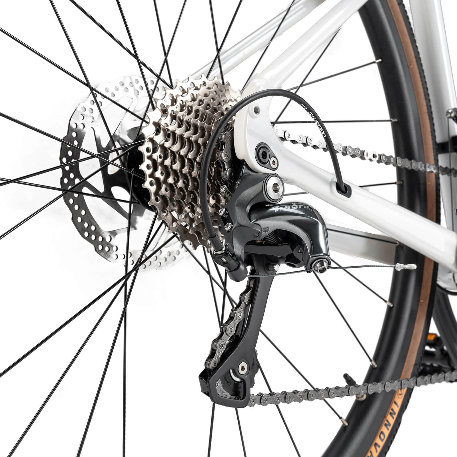spin rennrad SPIN-P2M 700C Lightweight Aluminium Road Bike, Pearl White / M