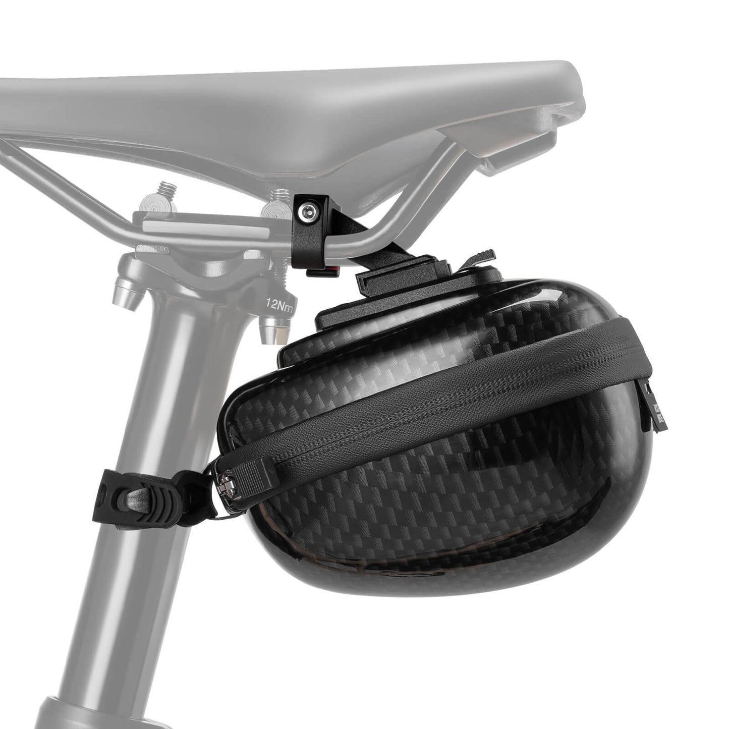 ROCKBROS Fahrrad Satteltaschen Hard Shell Reflektierend 0,4 L mit Halterung