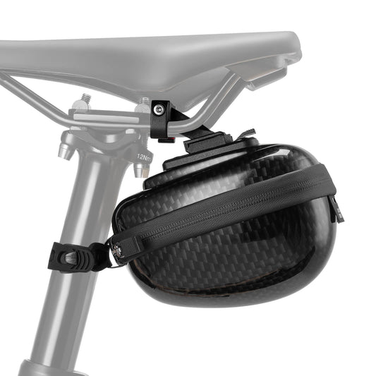 ROCKBROS Fahrrad Satteltaschen Hard Shell Reflektierend 0,4 L mit Halterung