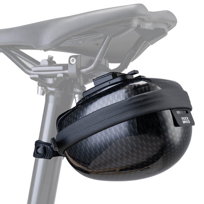 ROCKBROS Fahrrad Satteltaschen Hard Shell Reflektierend 0,4 L mit Halterung