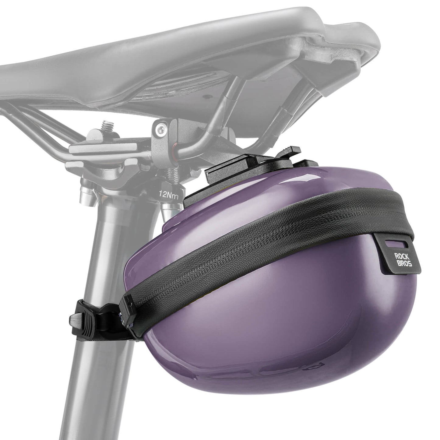 ROCKBROS Fahrrad Satteltaschen Hard Shell Reflektierend 0,4 L mit Halterung