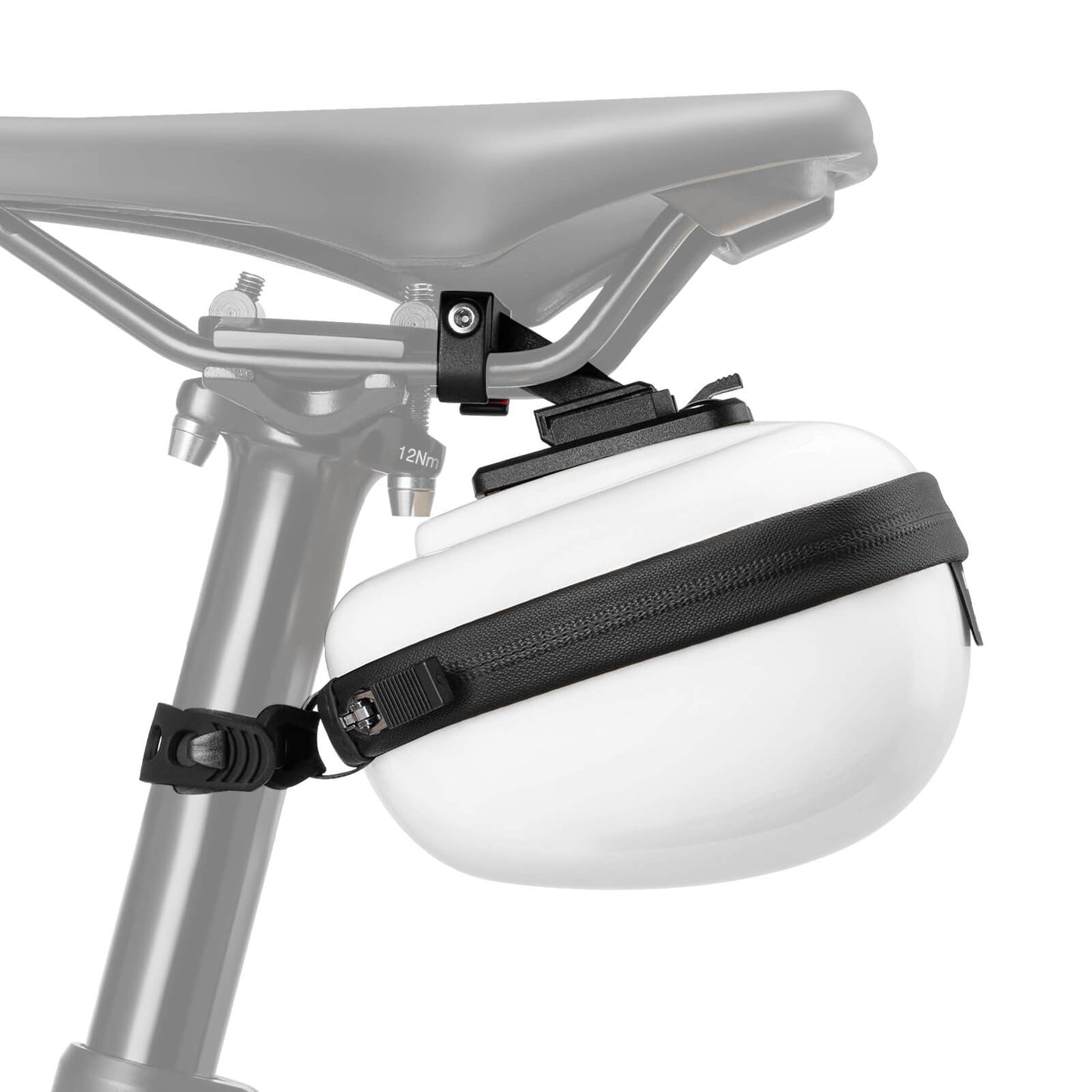 ROCKBROS Fahrrad Satteltaschen Hard Shell Reflektierend 0,4 L mit Halterung