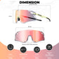 ROCKBROS Sonnenbrille Winddichte Fahrradbrille für Outdoor-Sportarten