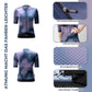 ROCKBROS TVI Damen Kurzarm-Radtrikot Sommer Schnelltrocknend mit 3 Taschen