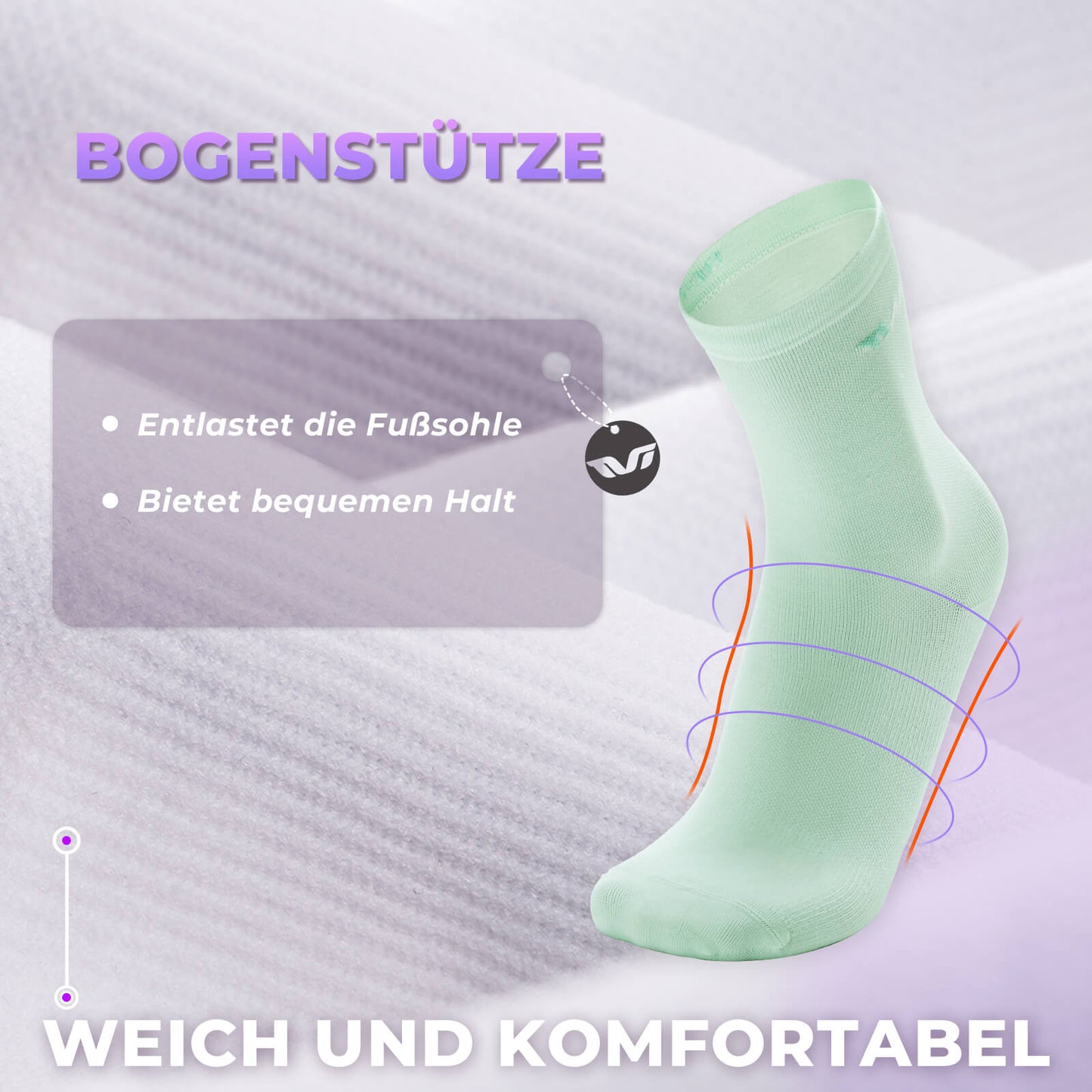 ROCKBROS TVI Damen Sportsocken Atmungsaktive Fahrradsocken Sommer