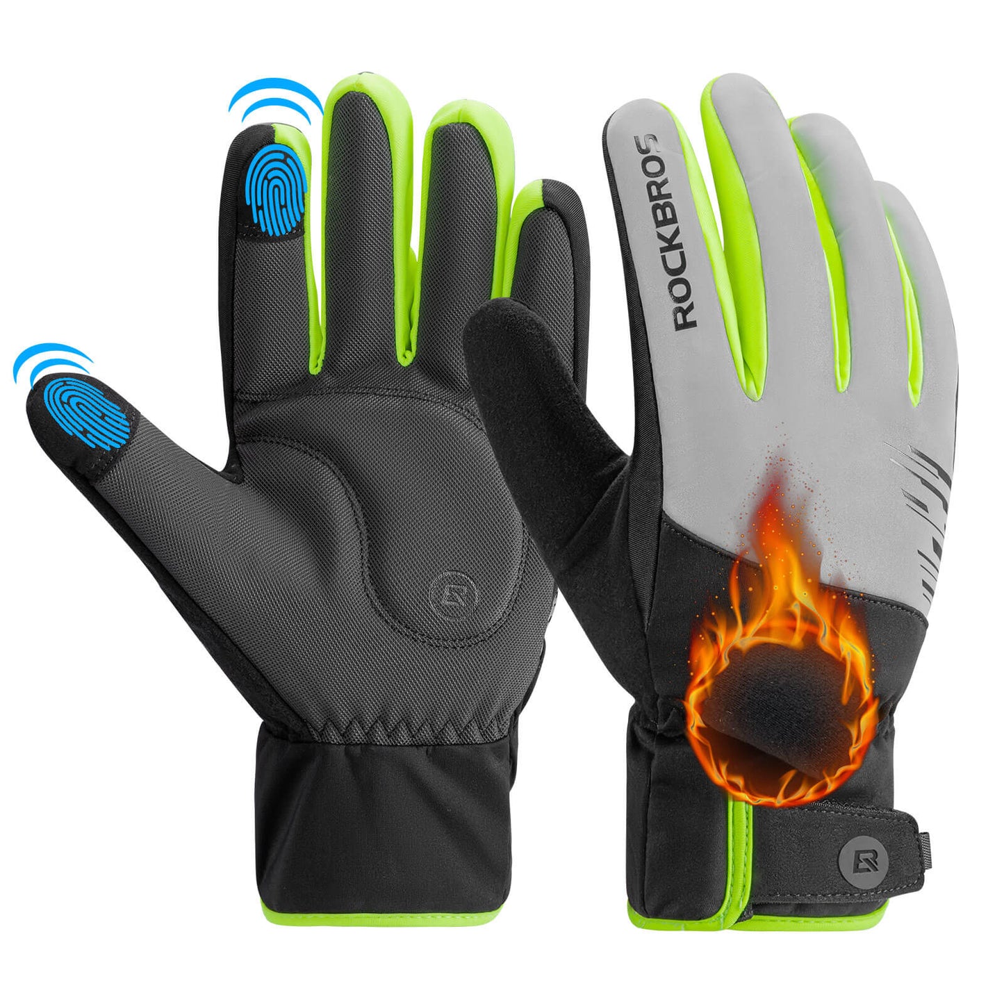 Winter Fahrradhandschuhe Touchscreen Warm Winddicht