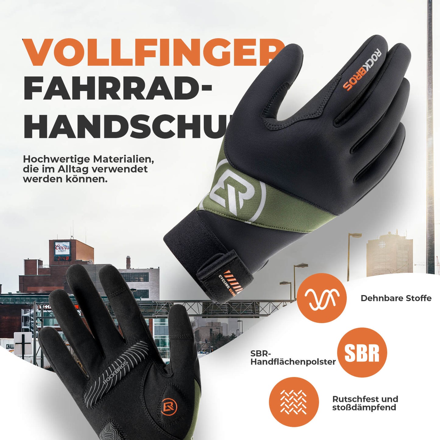 Winter Fahrradhandschuhe Touchscreen-fähig