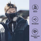 ROCKBROS Winter Multifunkionstuch Sturmhaube Herren Warm Winddicht Grau