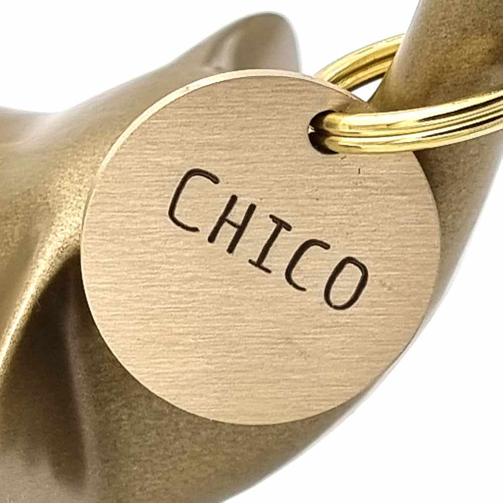 Hundemarke mit Gravur, Name und Telefon personalisiert, rund, 25mm or 30mm in verschiedenen Farben