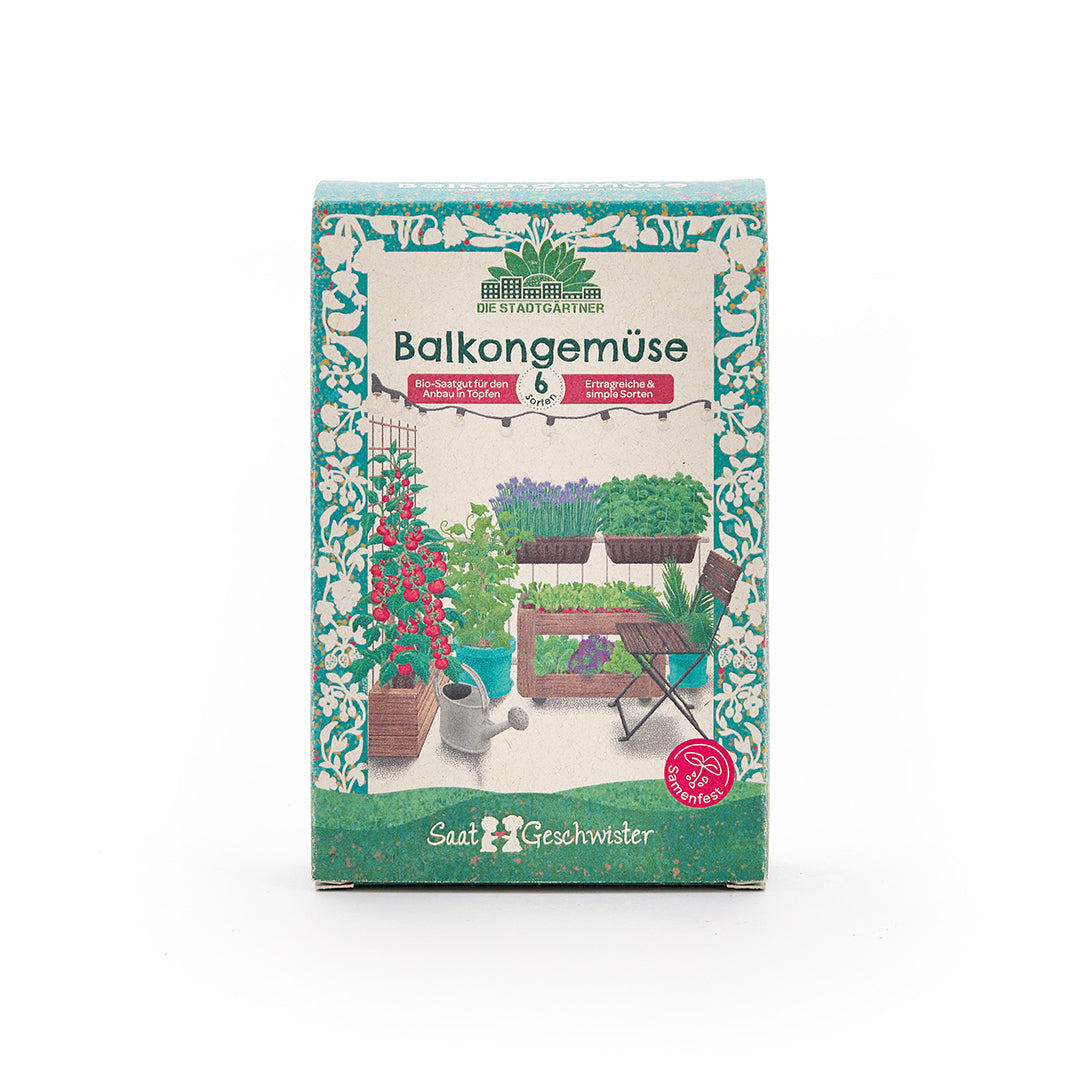 BIO-Saatgut-Set "Balkongemüse"