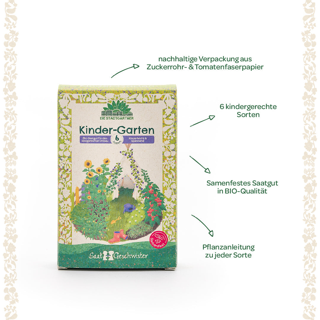 BIO-Saatgut-Set "Kinder-Garten"