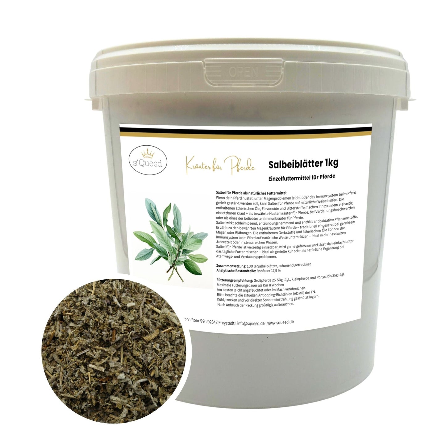 Salbei Pferd - Hustenkräuter für Pferde - Magenkräuter & Immunkräuter