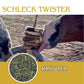 Schleck Twister Spielzeug für Pferde; Set aus Birkenholzhalterung und 2 Schleck Twister Scheiben deiner Wahl