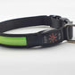 LED Hundehalsband, Stabiles Nylon mit USB Anschluß