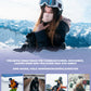 TVI Damen Winter Halbe Sturmhaube Warme Ski Mask Halstuch Winddichte Atmungsaktive