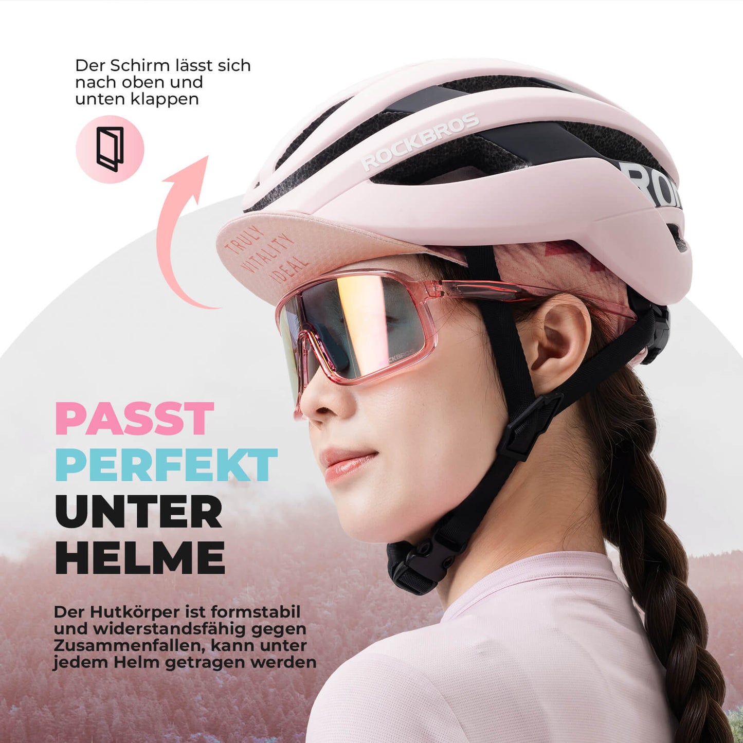 TVI Fahrrad Kappe Sommer Fahrradmütze 8 Farben