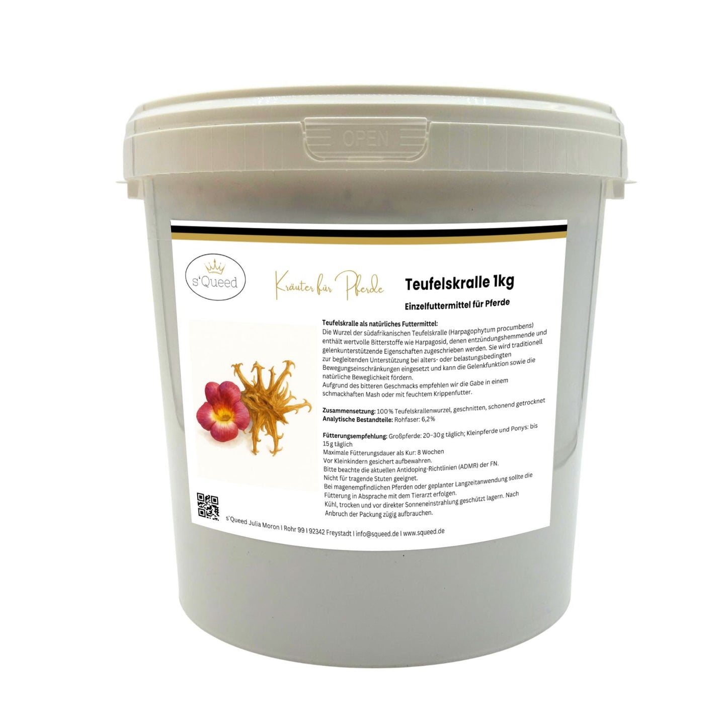 Teufelskralle Pferd geschnitten