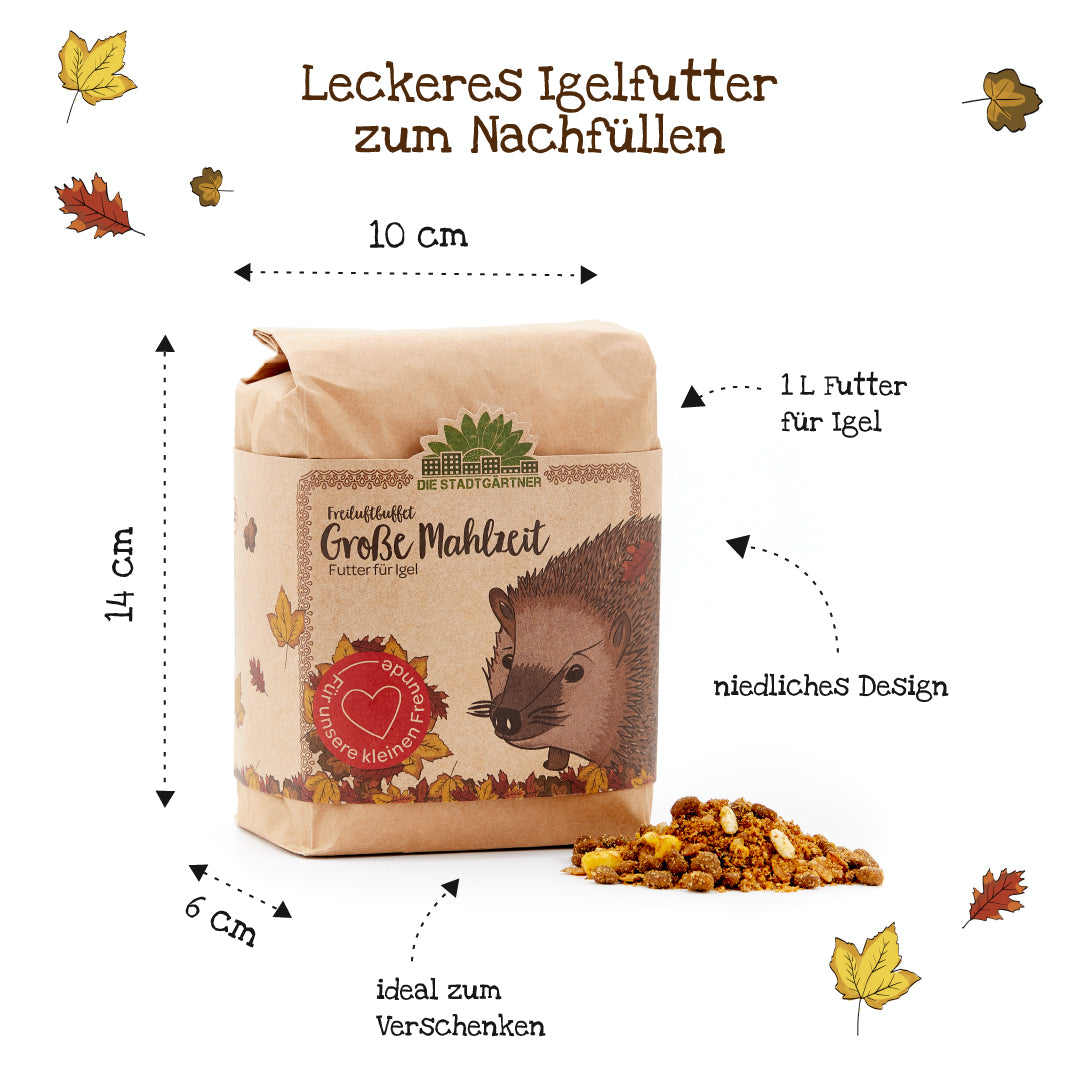 Große Mahlzeit – 1 L Igelfutter