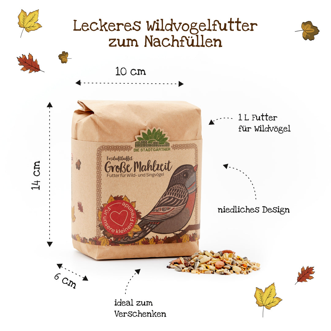 Große Mahlzeit – 1 L Vogelfutter