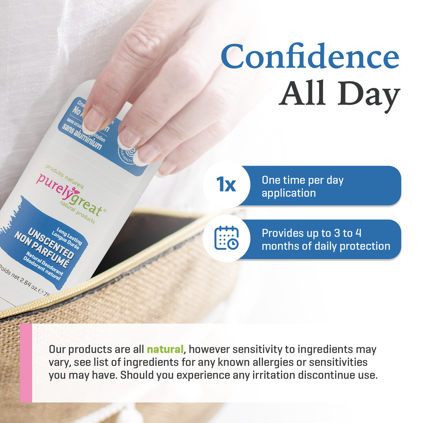 Unscented Stick Deodorant