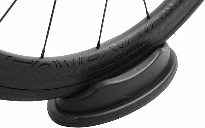 Vorderradstütze Vorderrad Riser Block Rollentrainer Zubehör Vorderrad Unterstützung für Radfahren Schwarz 23 * 12 * 6cm