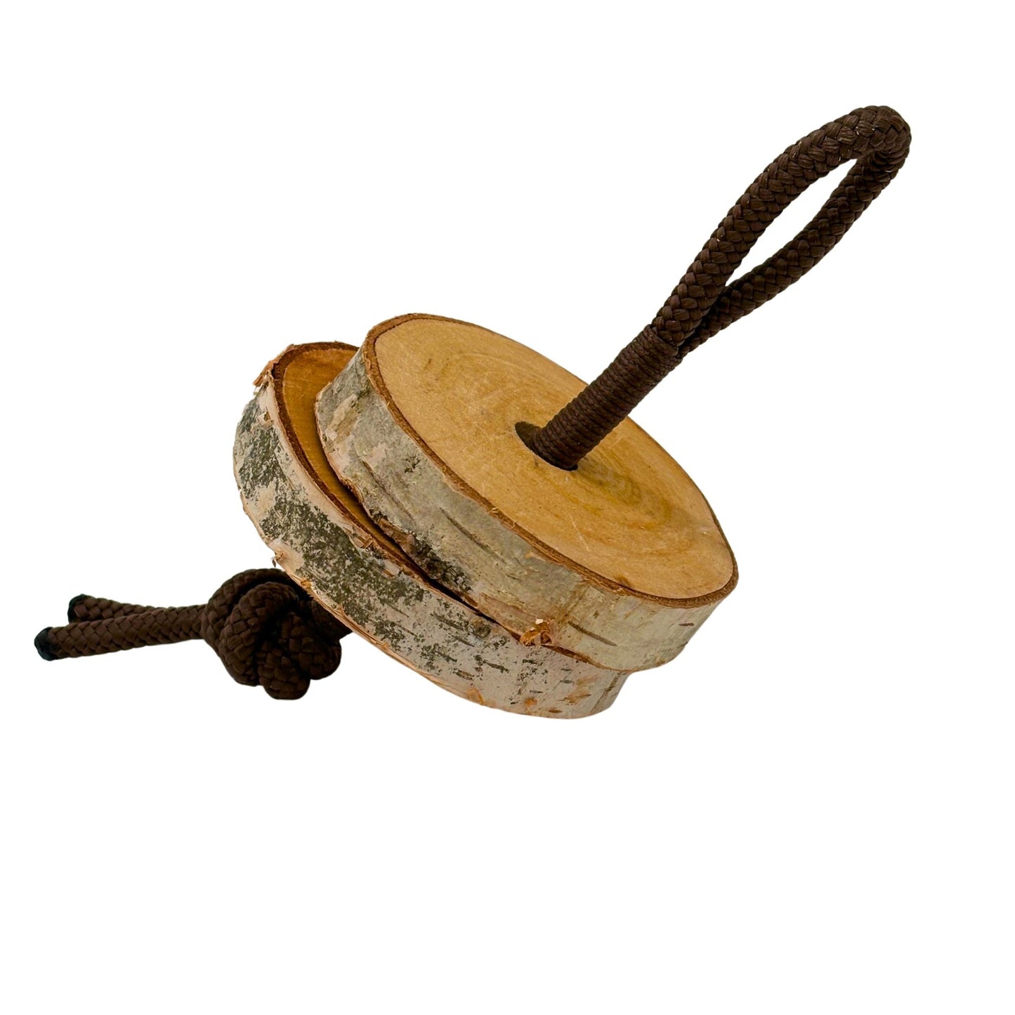 Birkenholz Halterung für Himalaya Lecksteine (1kg) und Schleck Twister Spielzeuge