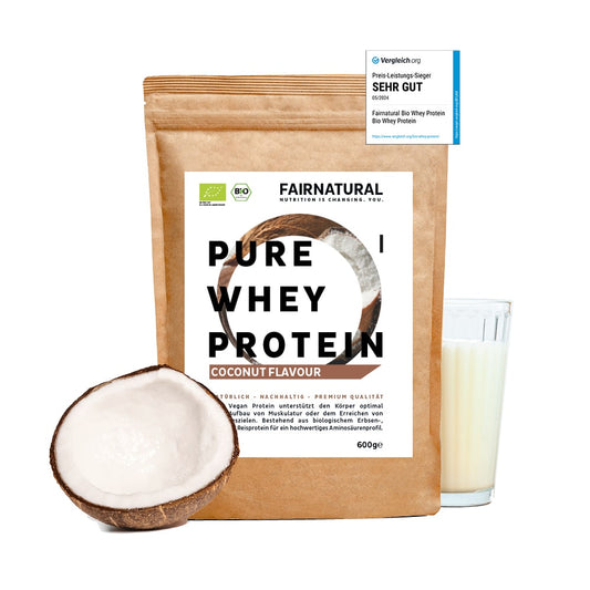 Bio Whey Protein Pulver Kokos