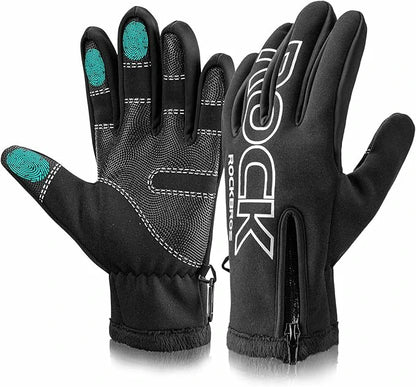 Winter Fahrradhandschuhe Touchscreen Winddicht Warm Wasserabweisend