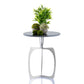 Beistelltisch - Metall rund ø 45 x 56 cm - Dekotisch - Marmor - Sohoo