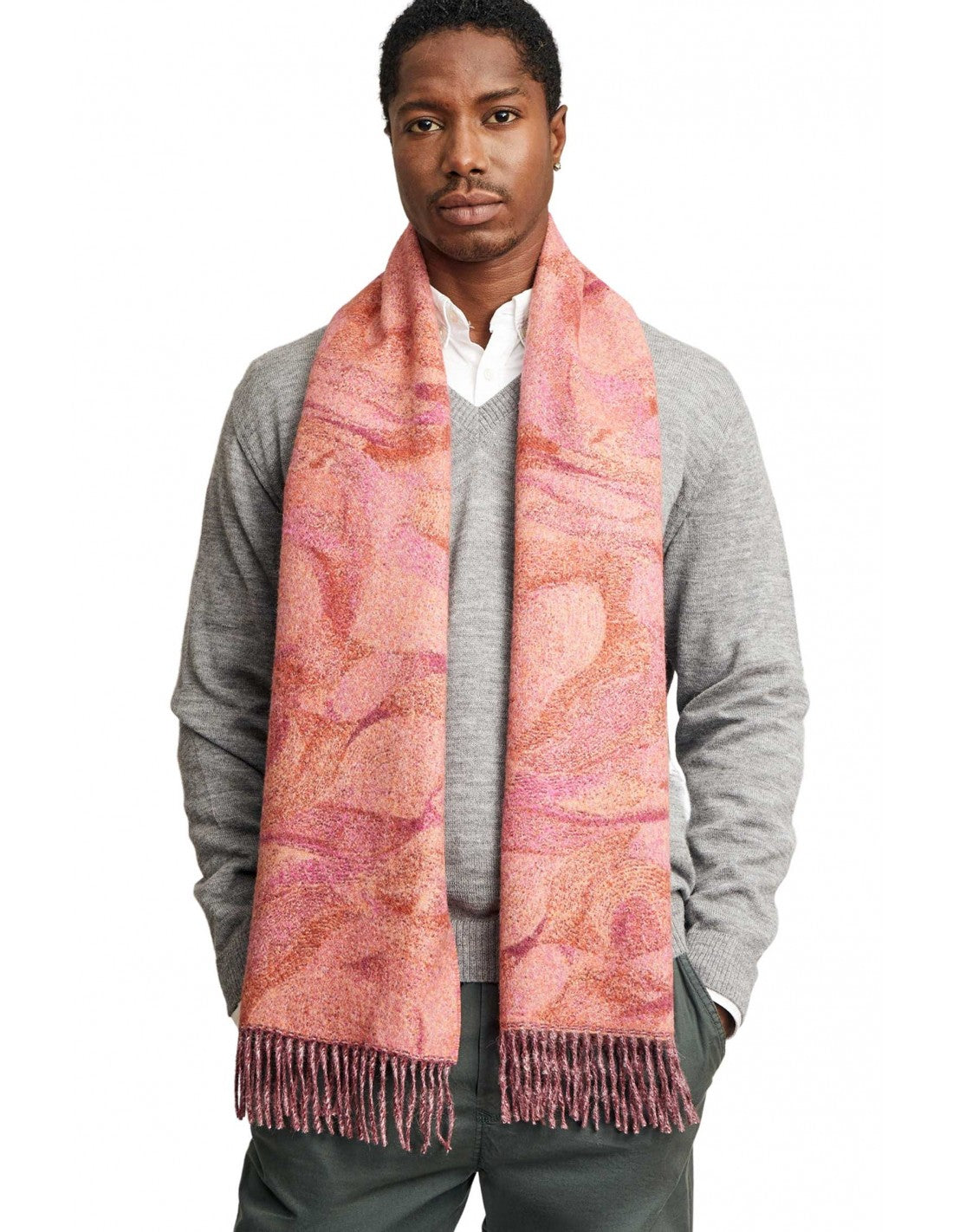 Kuna - Alpaka Webschal Willing – 100 % Baby‑Alpaka - einmaliges Muster