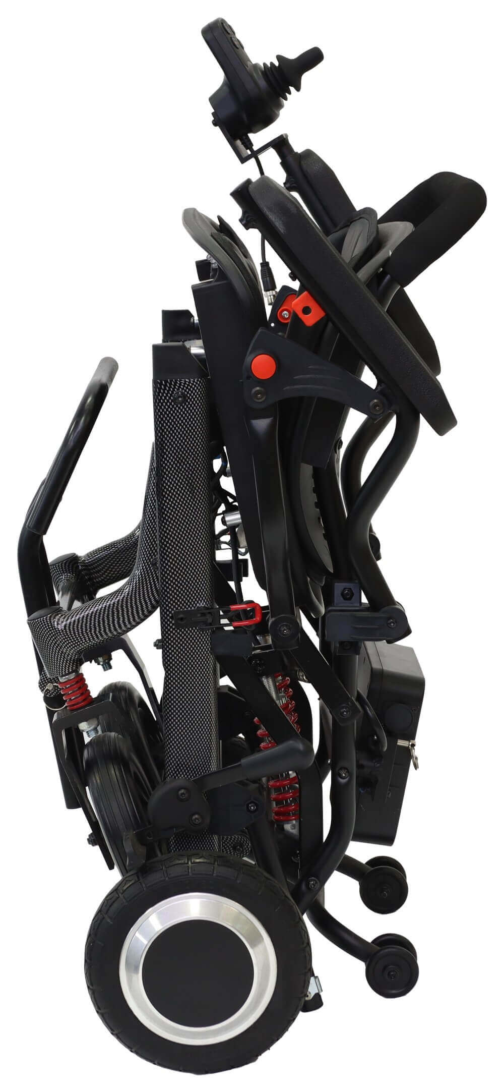 Elektro Carbon Faltrollstuhl leicht faltbar bis 120 kg – AT52325