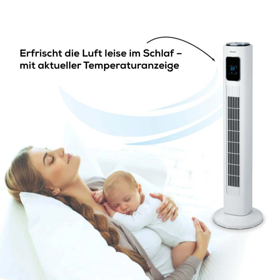 Turmventilator mit Fernbedienung und Timer – LV 200