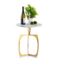Beistelltisch - Metall rund ø 45 x 56 cm - Dekotisch - Marmor - Sohoo