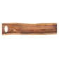 Holzbrett Servierbrett Dekotablett - Thor - 70x15cm - Akazie massiv