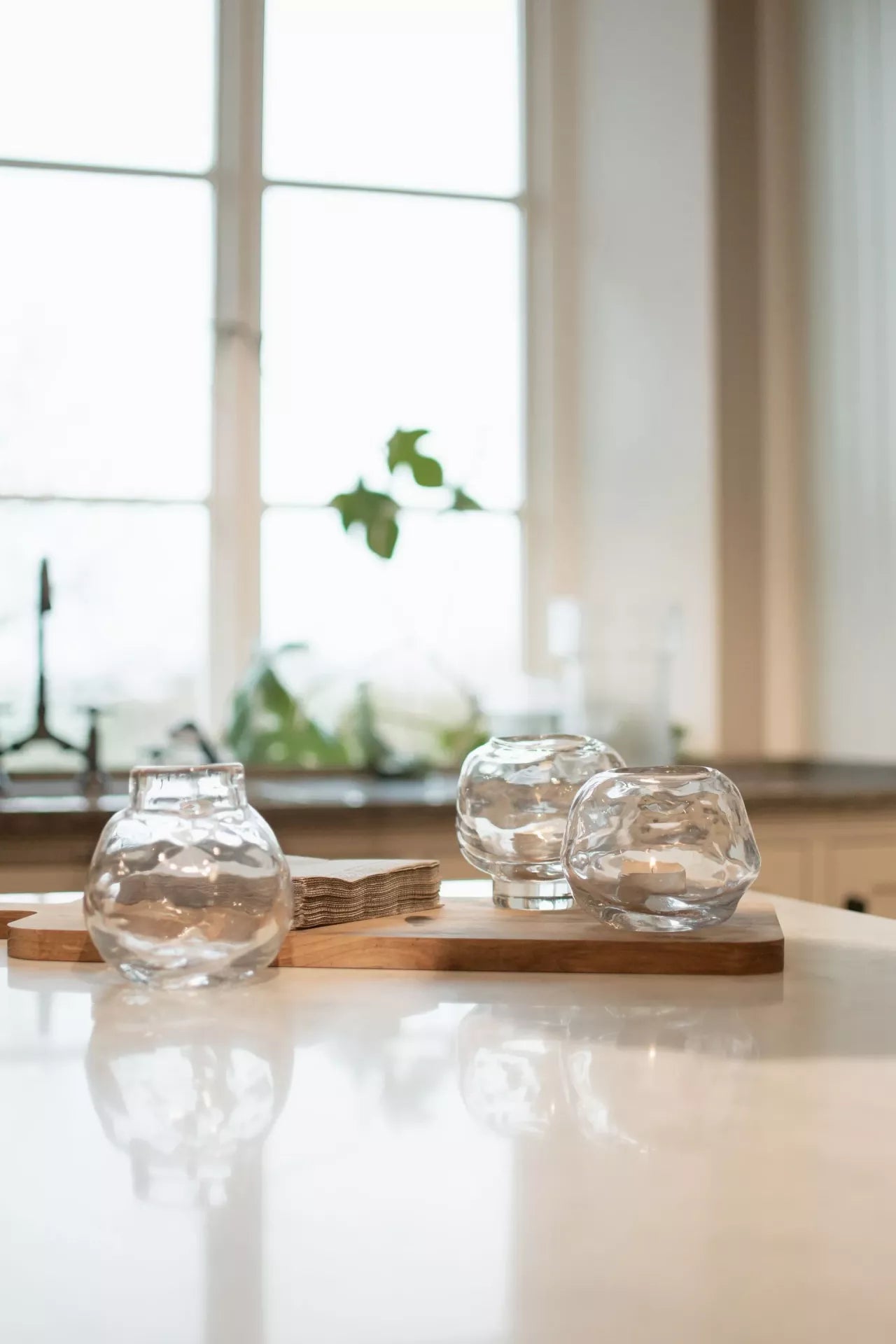 "Bunch" - mini Vase - Glas - Transparent - 12cm